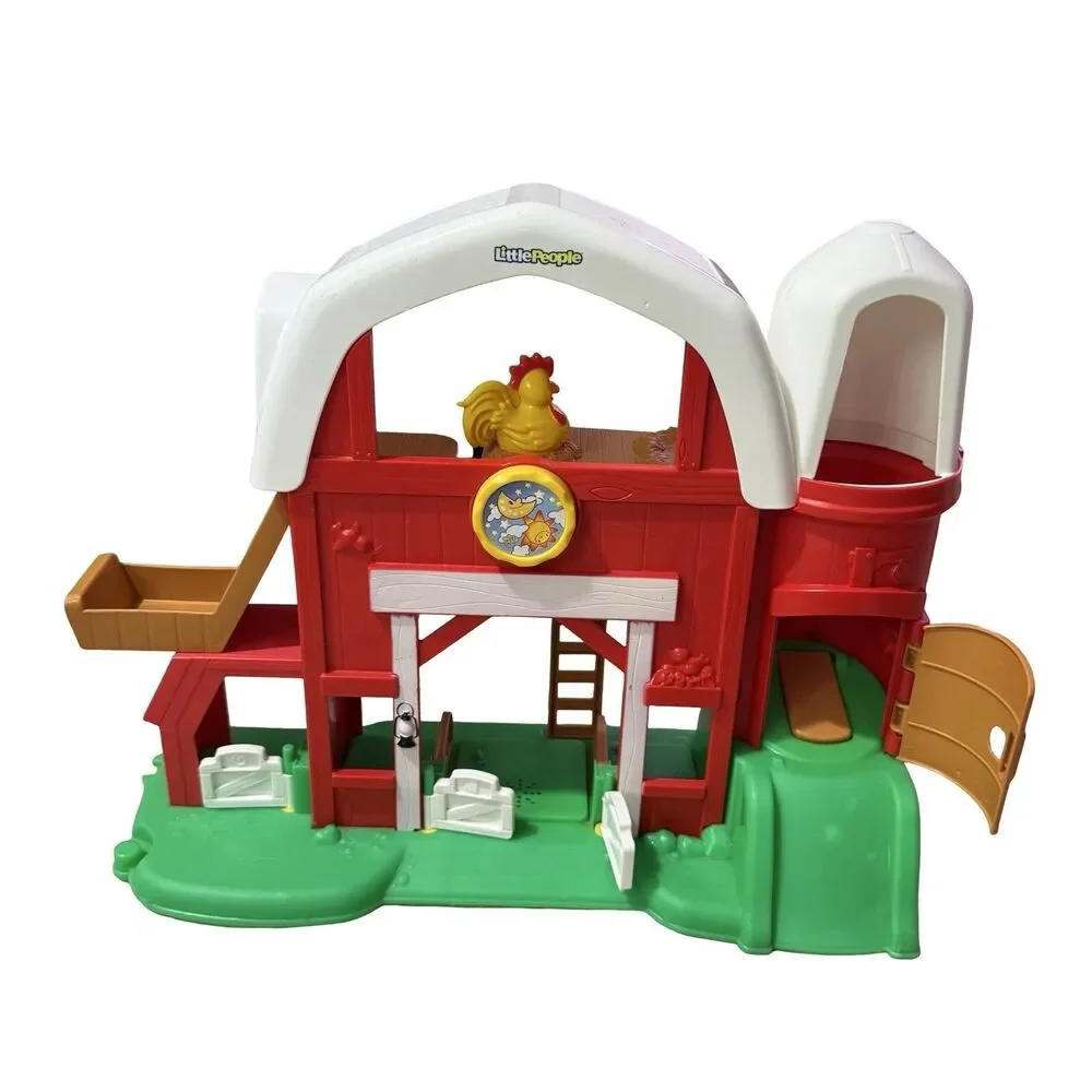 Fisher Price 2013 Little People Farm Barn Silo Sounds Playset Sounds Works